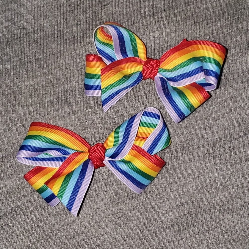 🌈 Rainbow pride bows🌈